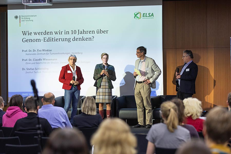 Winkler, Wiesemann. Schleissing diskutieren die Impressionen des Tages Winkler, Wiesemann. Schleissing diskutieren die Impressionen des Tages