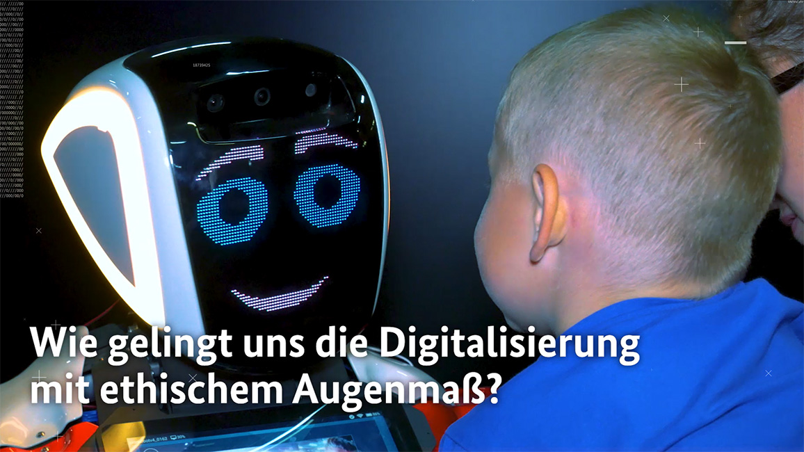 Kind und Roboter