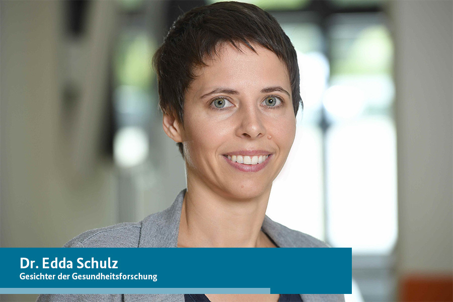Porträt von Dr. Edda Schulz in der Reihe „Gesichter der Gesundheitsforschung“