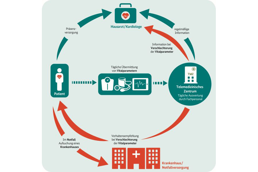 Grafik Kreislauf Telemedizin Grafik Kreislauf Telemedizin
