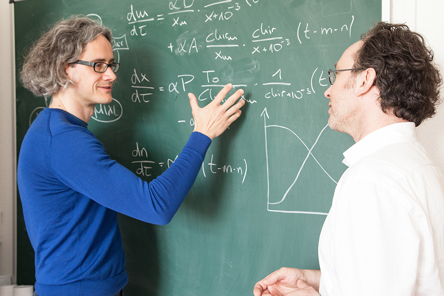 Dr. Ingmar Glauche und Professor Ingo Röder 