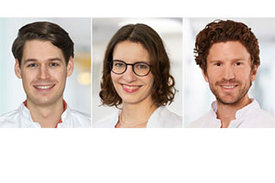 Autor*innen der Publikation: (v.l.) Dr. Moritz M. Hollstein, Klinik für Dermatologie, Venerologie und Allergologie, UMG. Univ-Prof. Dr. Luise Erpenbeck, Klinik für Hautkrankheiten, Universitätsklinikum Münster (UKM), vormals UMG. Priv.-Doz. Dr. Dr. Moritz