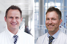 Die Professoren Christoph Kleinschnitz (l.) und Mark Stettner.