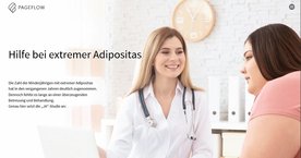 Eine Ärztin und eine übergewichtige junge Frau im Gespräch